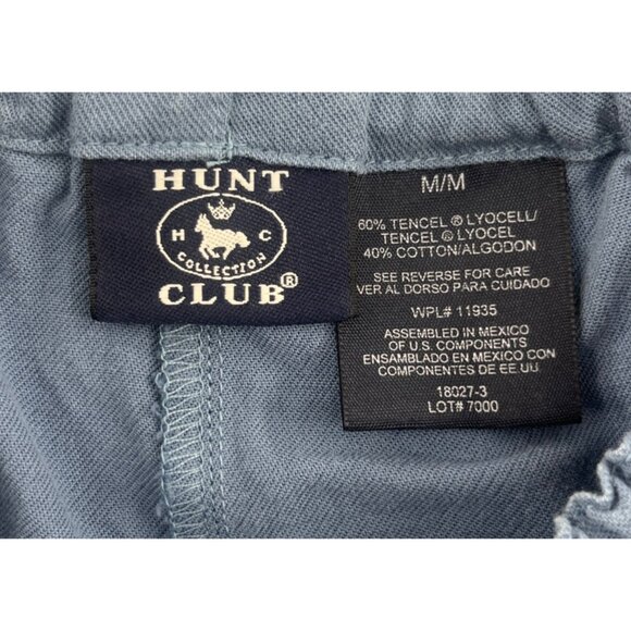 Hunt Club Collection Women's Blue Chambray Elastic Waist Shorts Medium pull on - Picture 5 of 5